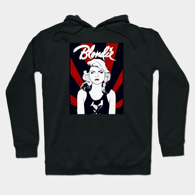 Blondie Debbie Harry Hoodie by Timeless Chaos